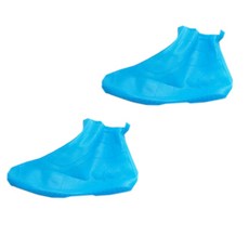 3초쿨 실리콘 신발 방수 레인커버, XL, 파랑, 1개