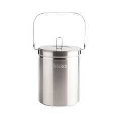 incoc 不鏽鋼手拿式廚餘桶 2.9L, 單色
