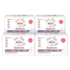 GOODFEEL 棉質護墊, 夜用加長型, 30件, 4包