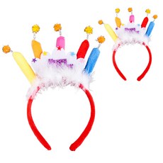 PARTYSHOW 生日蠟燭造型髮箍, 2入, C款