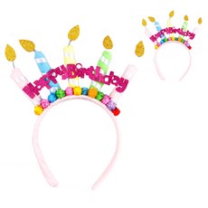 PARTYSHOW 生日蠟燭造型髮箍, 2入, A款