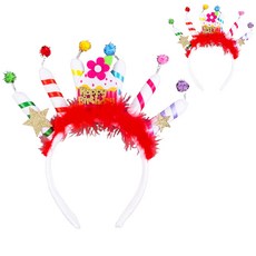 PARTYSHOW 生日蠟燭造型髮箍, 2入, B款