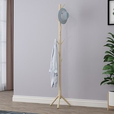 可移動式3角衣架, 木料