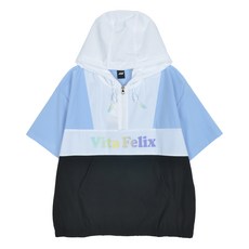 제이씨비 아동용 칼라 배색 아노락 후드 점퍼 R343