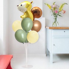 松鼠B 氣球支架套組, 2套, 混合顏色