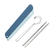 MACH 苗條的餐具, 勺子+筷子, 藍色