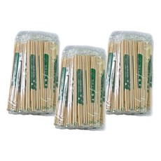 大永 個別包裝 圓形竹筷, 3個, 100入