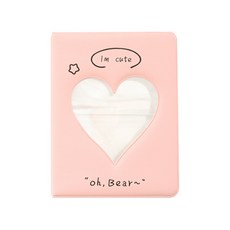 메이징초이스 폴라로이드 미니 앨범 사진첩, 핑크, 16매