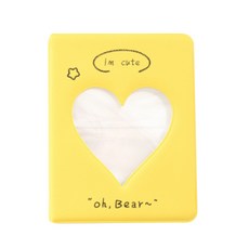 메이징초이스 폴라로이드 미니 앨범 사진첩, 옐로우, 16매