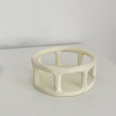 Rihel火車燭台 S, 米色