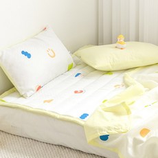쉬즈홈 인견 유아 여름이불, 크레용 라임