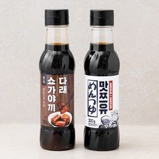 젠미 맛쯔유 320g + 쇼가아끼다래 335g 소스 세트 C, 655g, 1세트