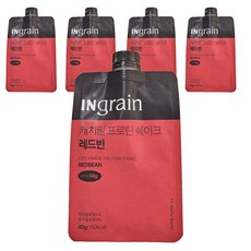 蛋白奶昔隨身包 紅豆風味, 5包, 40g