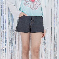 헬로아이 여아용 그레이 숏팬츠