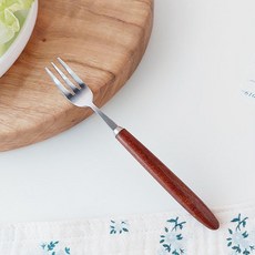 Bogen 硬楓木原木生漆餐具茶叉, 單一顏色, 1個