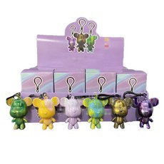 soonZAM raphyshwa彩色DIY鑰匙架 6p 套件, 隨機發貨