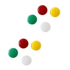 插座安全蓋4入組, 2組, 紅色+黃色+綠色+白色