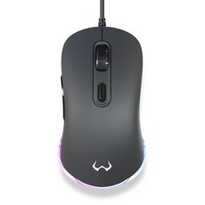 MiCRONiCS RGB 電競滑鼠 WARP WM-1, 黑色