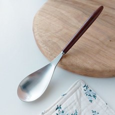 Bogen 硬楓木原木生漆餐具麵匙, 單一顏色, 1個