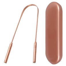 Roots舌苔刷 銅色+鐵盒組 14cm, 1套