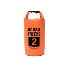 w에이블 방수 비치 수영 드라이 백팩 2L, 06 주황색
