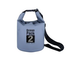 w에이블 방수 비치 수영 드라이 백팩 2L, 10 회색