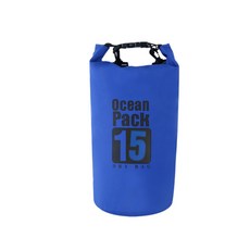 w에이블 방수 비치 수영 드라이 백팩 15L, 09 사파이어