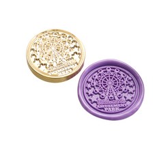 Mihwabujang 花朵封蠟章 封蠟印章, 09 快樂摩天輪, 1個