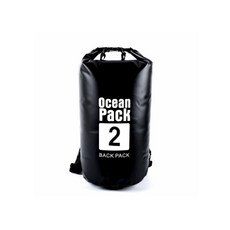 w에이블 방수 비치 수영 드라이 백팩 2L, 03 검은색