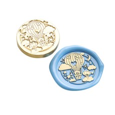 Mihwabujang 花朵封蠟章 封蠟印章, 08 告白氣球, 1個