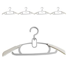 센스이따 조절가능 옷걸이, 5개, 03 회색