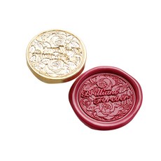 Mihwabujang 花系列密封郵票頭, 02 璀璨玫瑰, 1枚