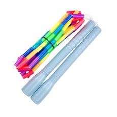 제이에프로프 무지개 구슬 줄넘기 가로형, 스카이블루, 1개