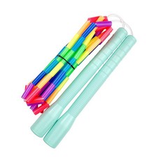 JFROPE 彩虹珠節跳繩 橫式, 薄荷綠