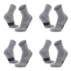 SNF 발바닥 포인트 통기성 좋은 스포츠양말 4켤레, 03 회색