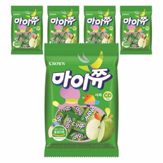 마이쮸 크라운 사과 필로우, 92g, 5개