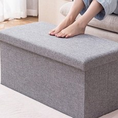家用布質棉質收納化妝台椅 40*25*25*cm 25L, 灰色