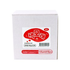 Uniart 彩色沙子, 12瓶, 紅色