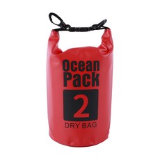 Ocean Pack 防水沙灘游泳背包乾袋 2L, 04大紅