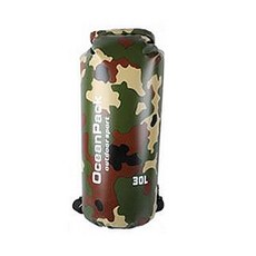 防水沙灘游泳包 30L, 01軍綠色