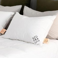 SOFRAUM Saruru Prauden 鵝絨枕芯 750g, 白色, 1個