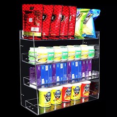 4層塑膠收納架, 透明