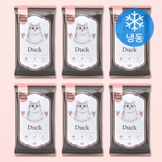 하이독 고양이 토빈즈챱 화식사료 (냉동), 50g, 6개, 오리