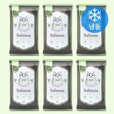 하이독 고양이 토빈즈챱 화식사료 (냉동), 50g, 6개, 연어