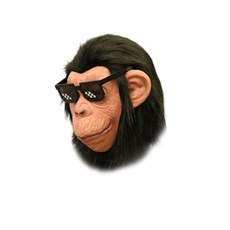 Darina派對服裝動物面具 猴子, 1個, 混色