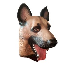 Darina派對服裝動物面具獵犬, 1個, 混色