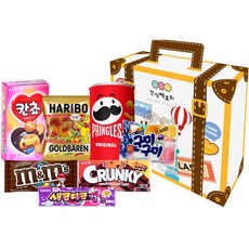 人氣綜合零食組 禮盒隨機發貨, 1組, 7種糖果餅乾