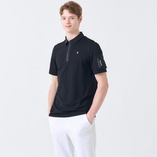 Cleveland GOLF 男款半拉鏈短袖POLO衫
