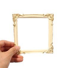 SNF 유럽 복고풍 장식품 프레인 촬영용 소품 04 베이지, 1개