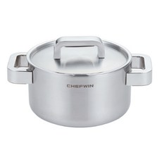 Chefwin Induction 316 不銹鋼 3.5mm 桶裝 5 折水壺 16cm, 直徑16cm*深9cm, 混色, 1組